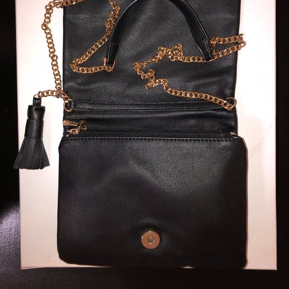 FREE WITH PURCHASE David Jones Paris Double Zip Cross Body Bag - Picture 6 of 14